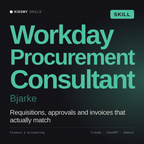 Workday Procurement Consultant, Bjarke AI skill by KissMySkills, cover