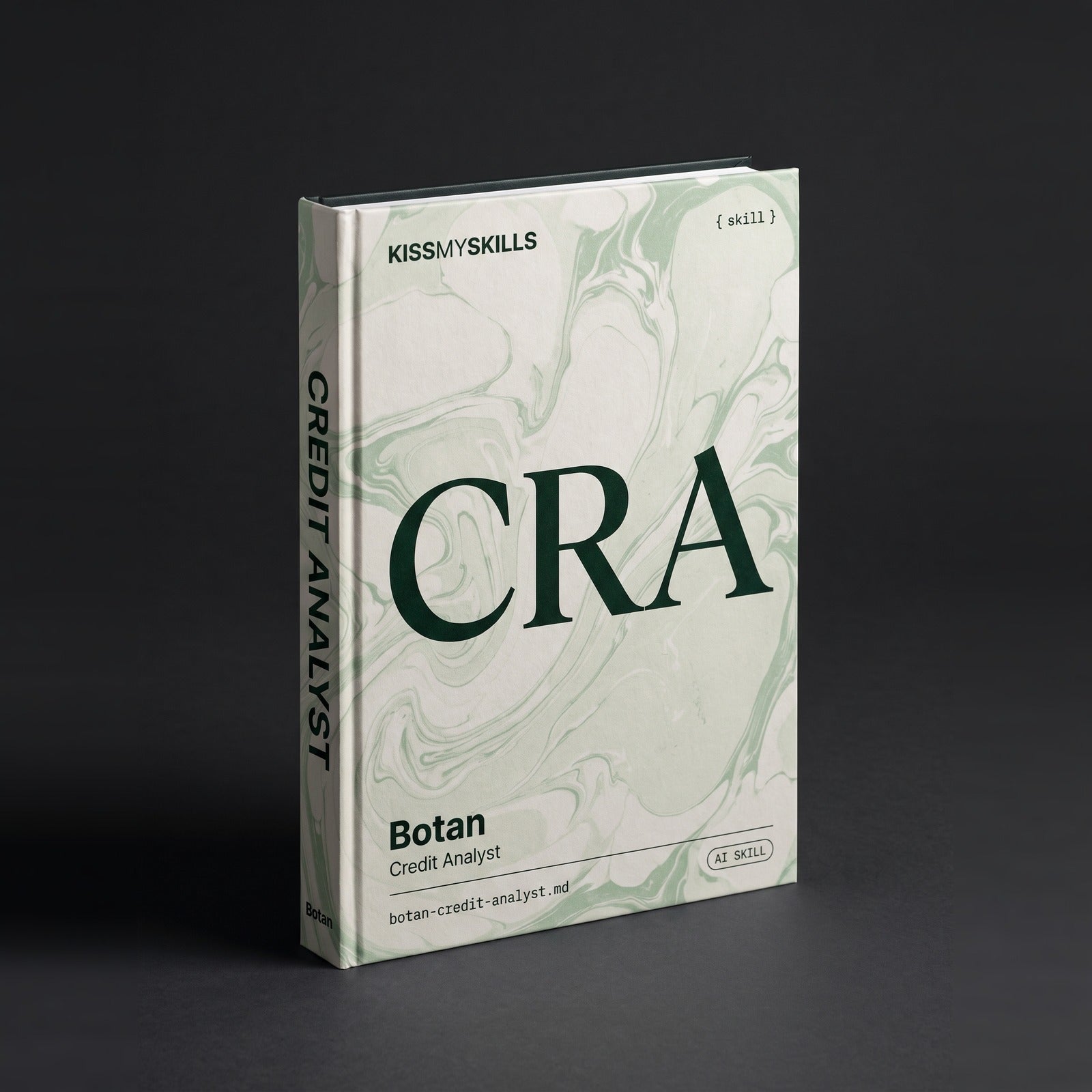 Botan - Credit Analyst Claude skill by KissMySkills, hardcover volume cover