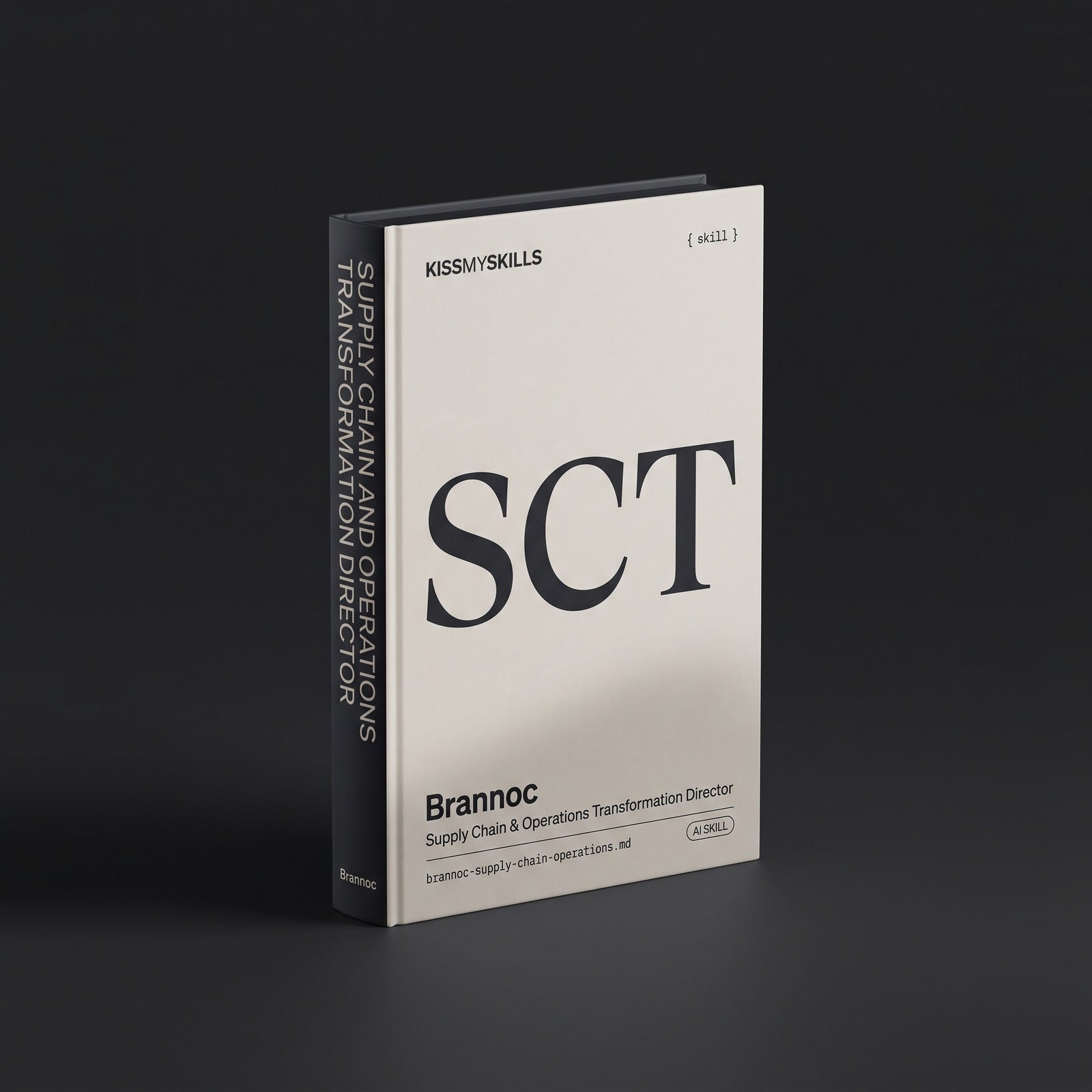 Supply Chain & Operations Transformation Director Skill Claude skill by KissMySkills, hardcover volume cover