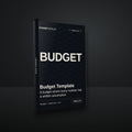 Budget Template cover