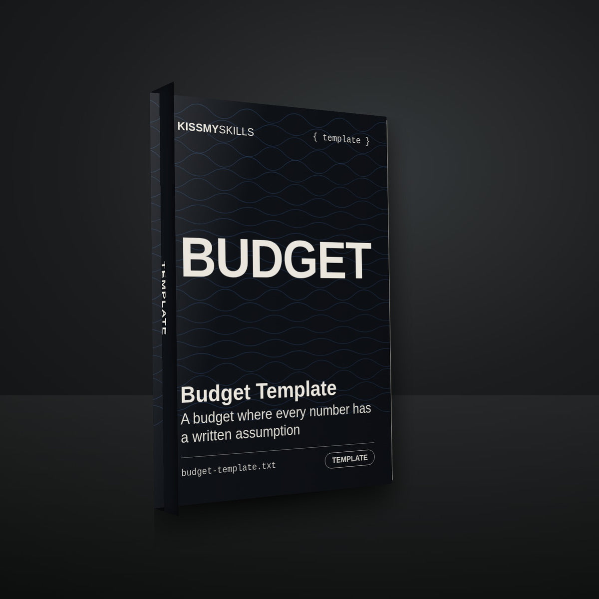 Budget Template cover