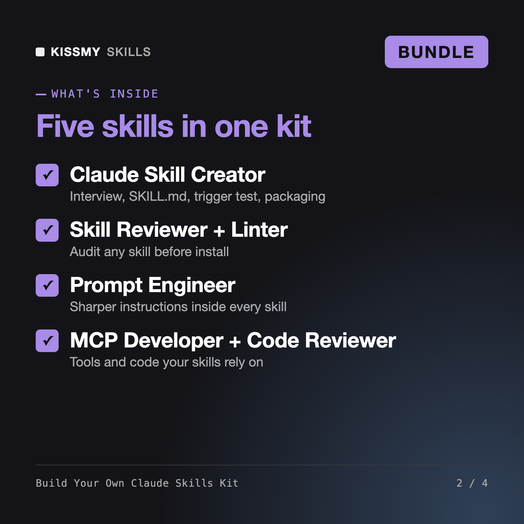 Build Your Own Claude Skills Kit