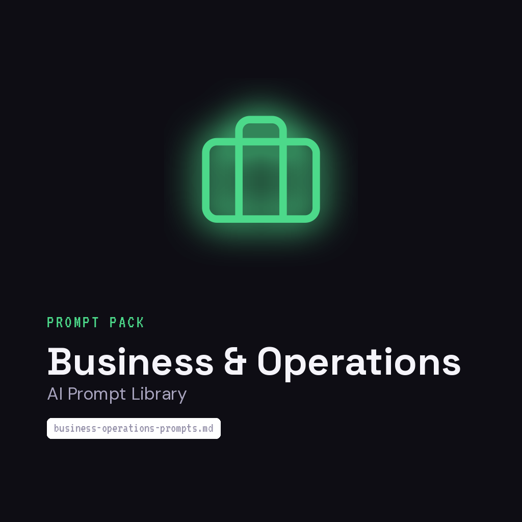 business-operations-prompt-library