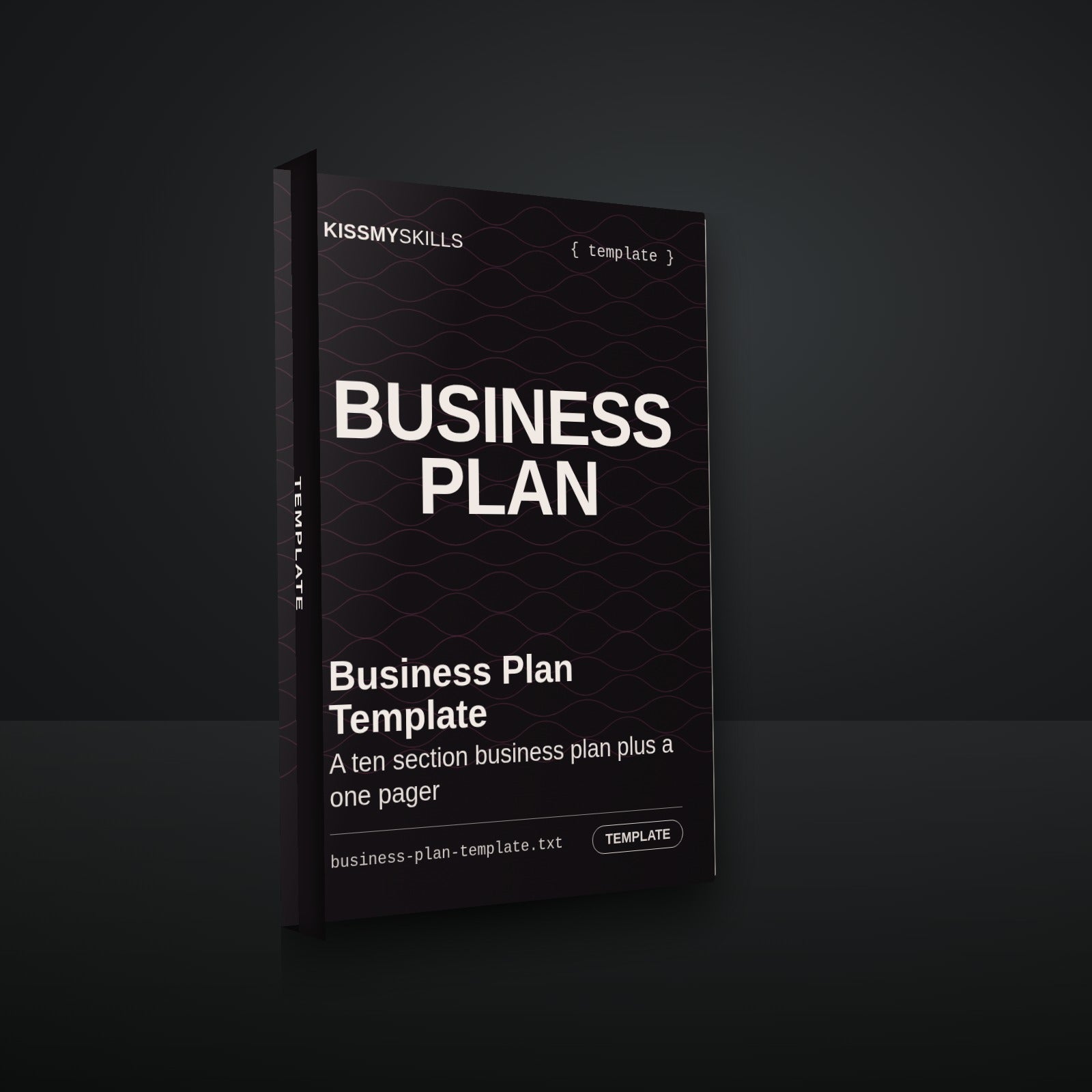 Business Plan Template cover