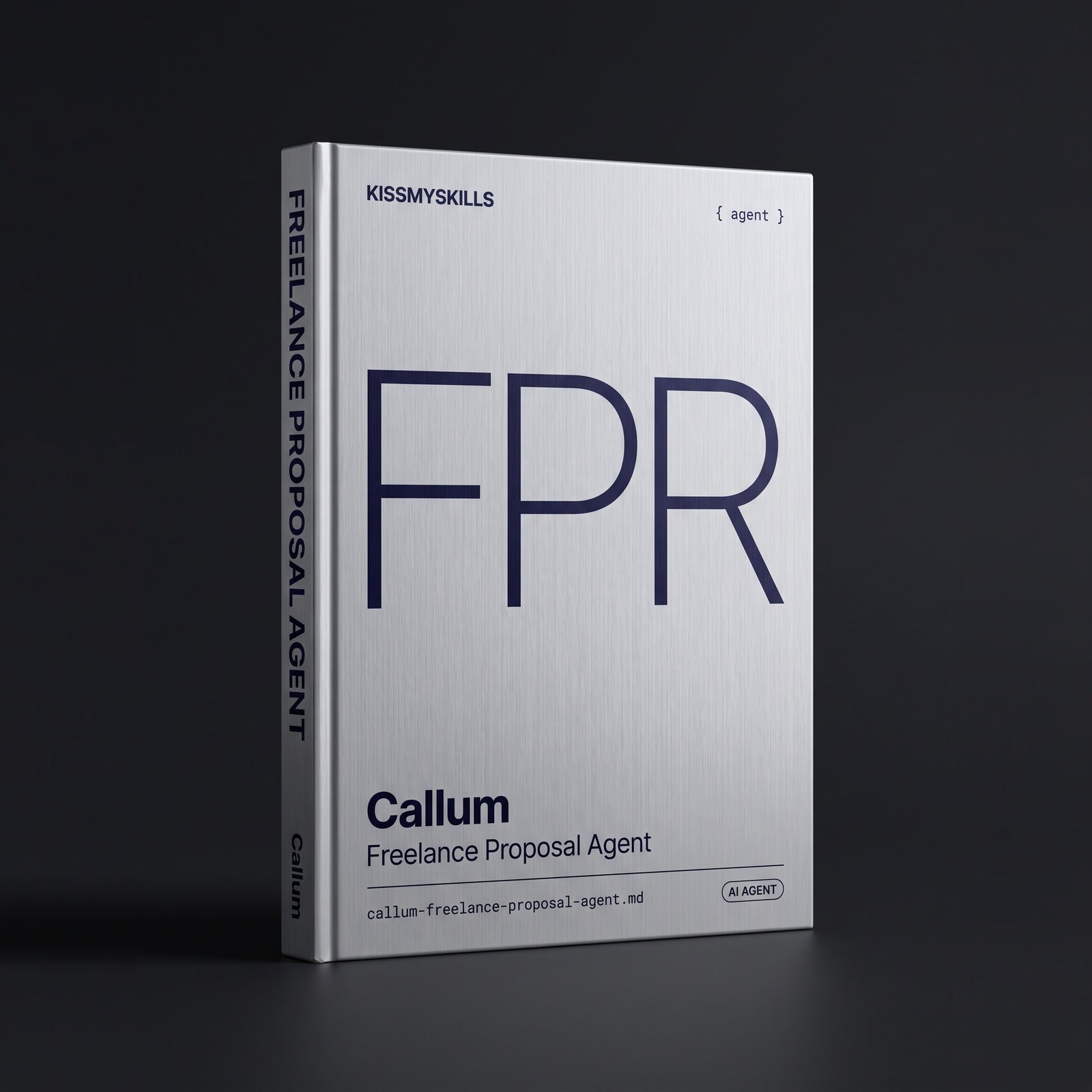 Freelance Proposal Claude agent by KissMySkills, hardcover volume cover