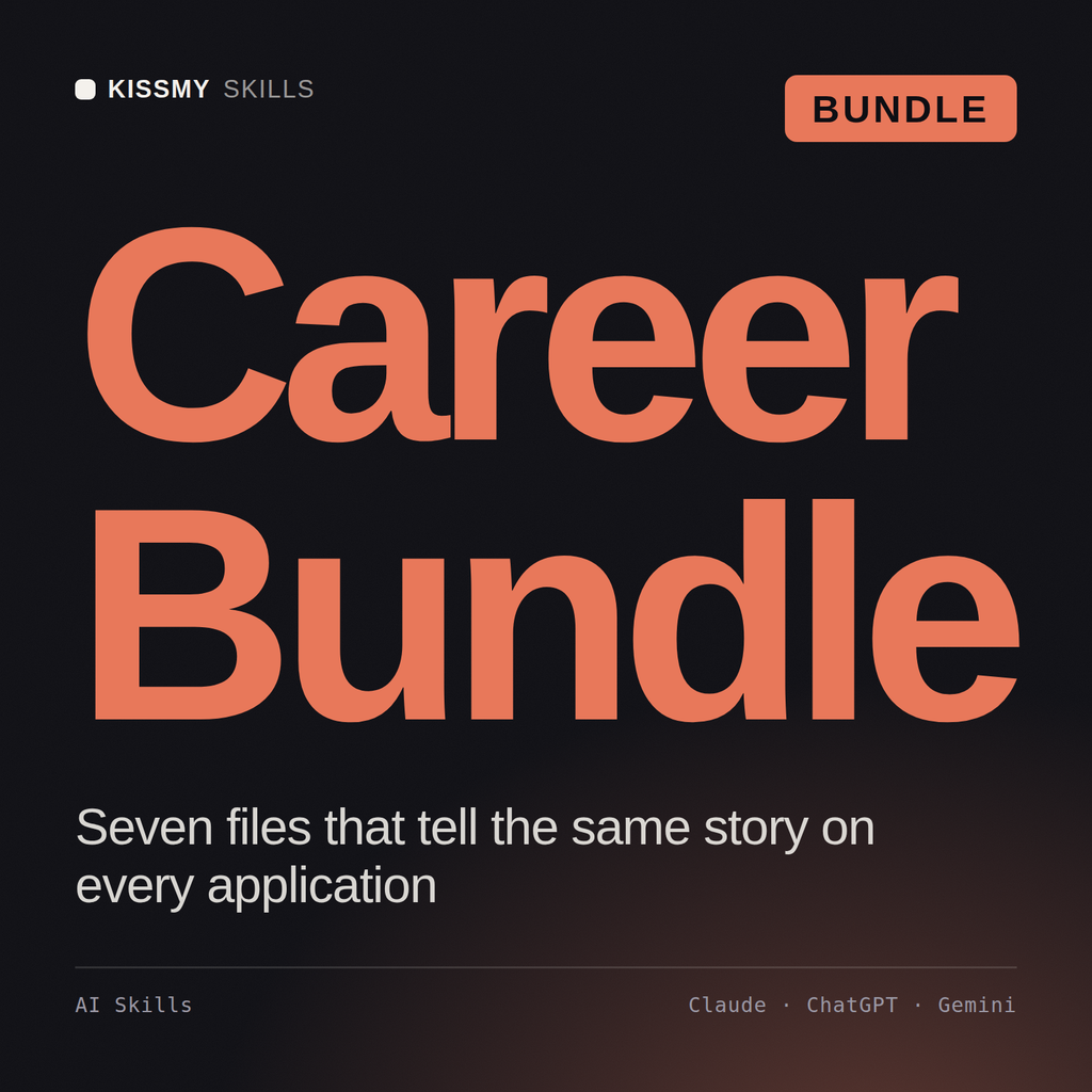 Career Bundle AI bundle by KissMySkills, cover