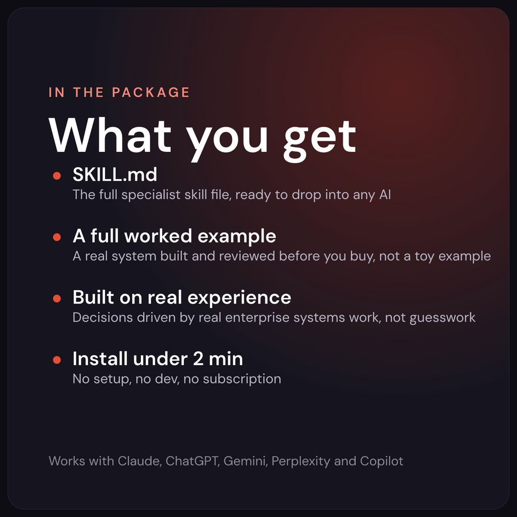 Casper - Oracle JD Edwards EnterpriseOne Consultant AI Skill - slide 1