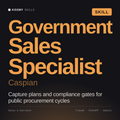 Government Sales Specialist, Caspian AI skill by KissMySkills, cover