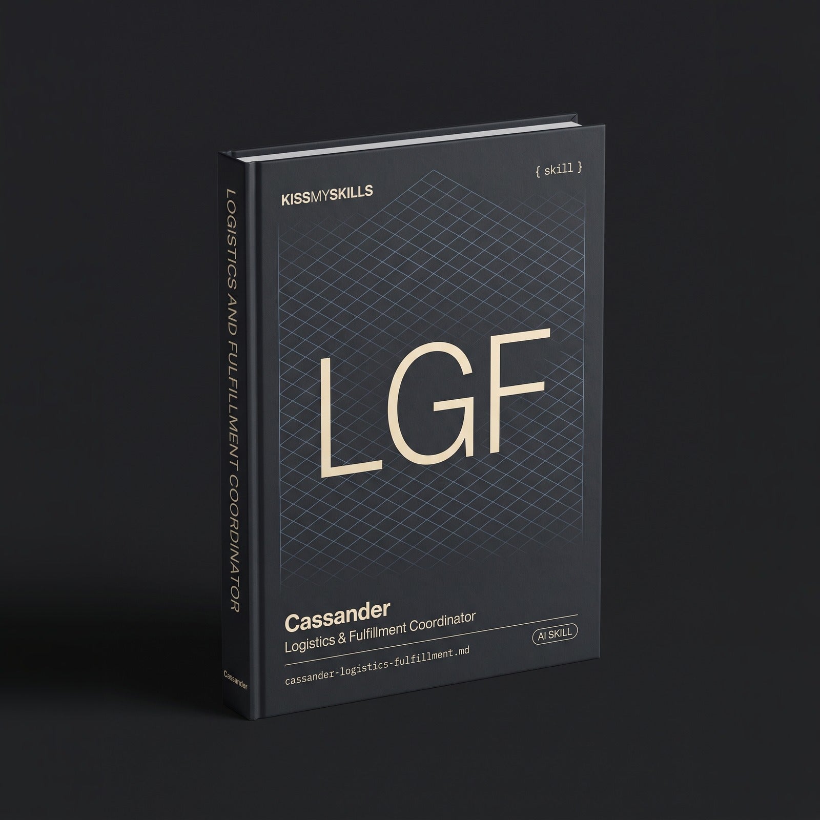 Logistics & Fulfillment Coordinator Claude skill by KissMySkills, hardcover volume cover