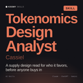 Tokenomics Design Analyst, Cassiel AI skill by KissMySkills, cover