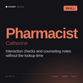 Pharmacist, Catherine AI skill by KissMySkills, cover
