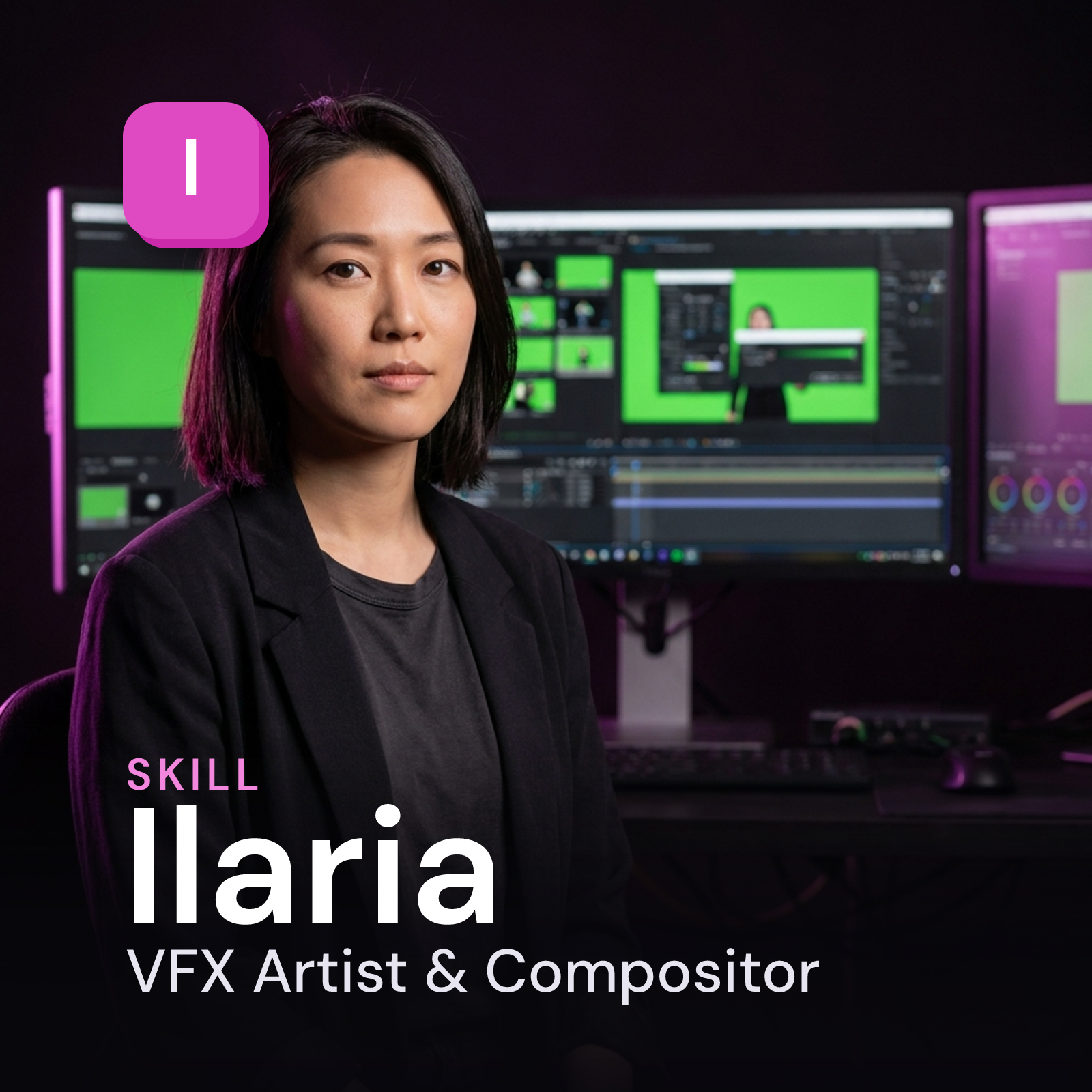 Ilaria - VFX Artist & Compositor AI Skill