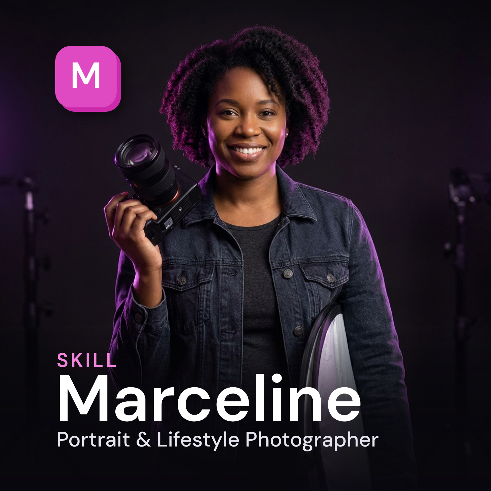 Marceline - Portrait & Lifestyle Photographer AI Skill