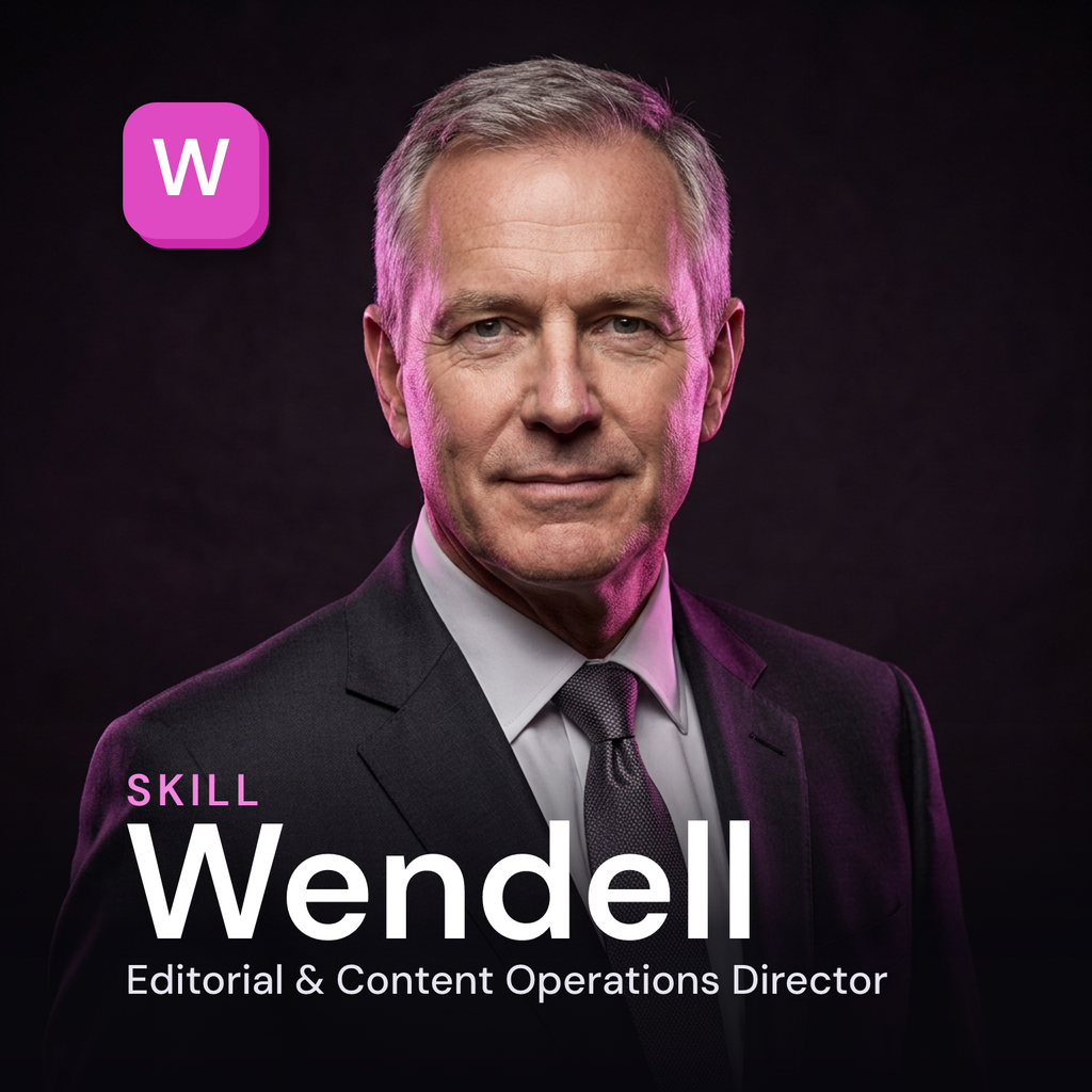Wendell - Skill AI per direttore delle operazioni editoriali e dei contenuti