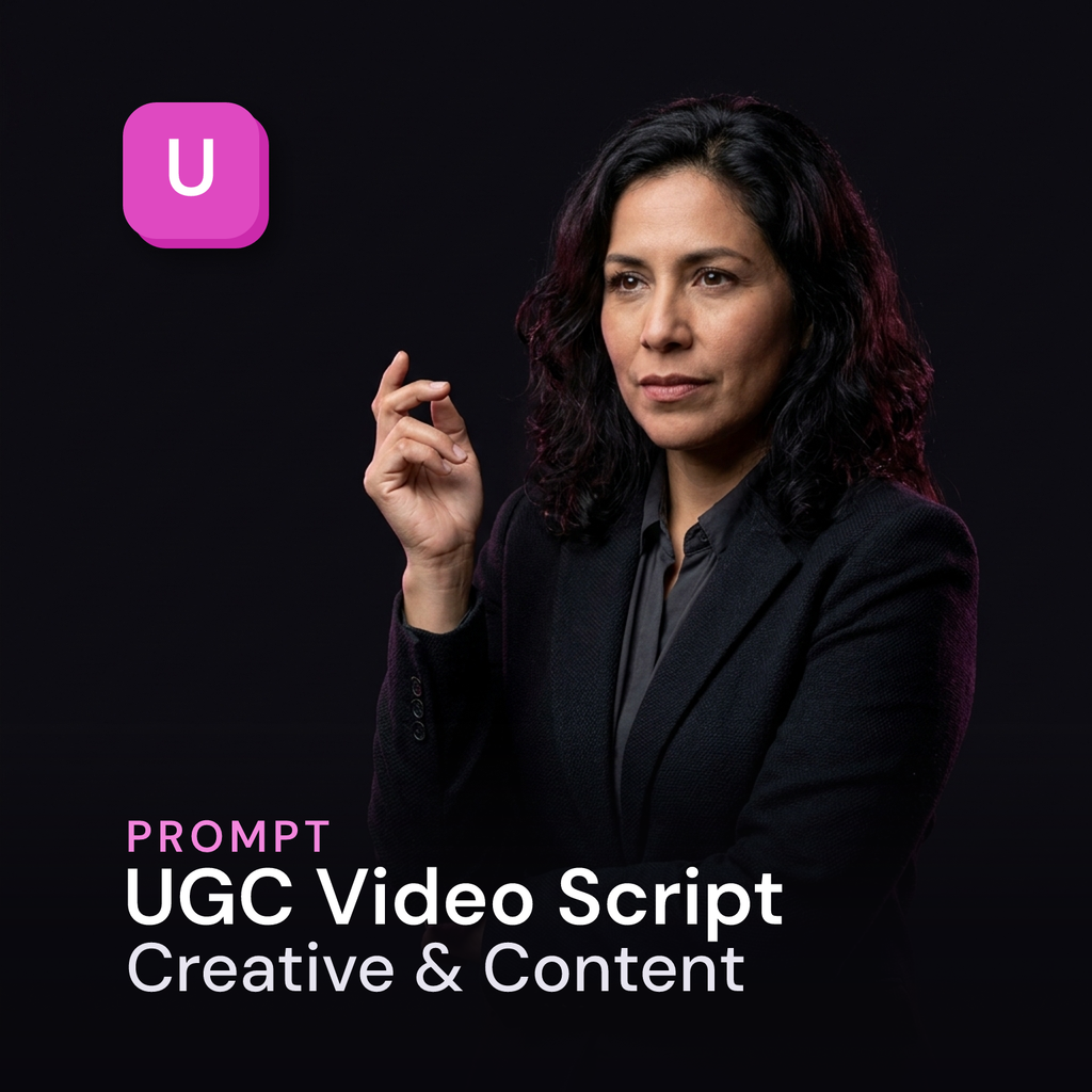 UGC Video Script — Creative & Content Prompt