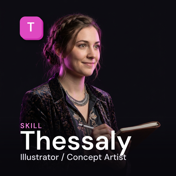 Thessaly — Illustrator / Concept Artist AI Skill