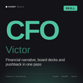 CFO, Victor AI skill by KissMySkills, cover