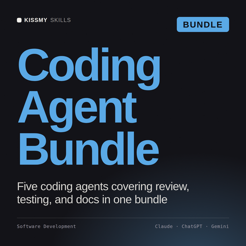 Coding Agent Bundle AI bundle by KissMySkills, cover