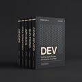 Coding Agent Bundle by KissMySkills, hardcover volumes titled DevOps, Full Stack Dev, API Docs, Bug Fixing and Code Review