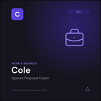Cole - Upwork Proposal Coach AI Skill cover