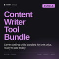 Content Writer Tool Bundle AI bundle by KissMySkills, cover