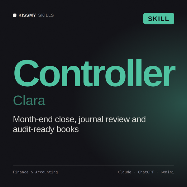 Controller, Clara AI skill by KissMySkills, cover