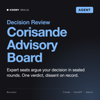 Corisande - AI Advisory Board Agent by KissMySkills, cover