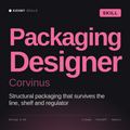 Packaging Designer, Corvinus AI skill by KissMySkills, cover