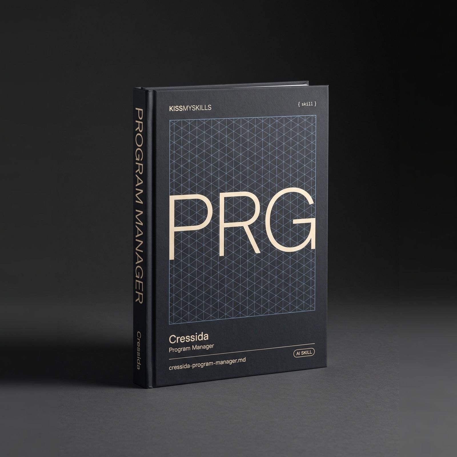 Program Manager Claude skill by KissMySkills, hardcover volume cover