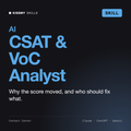 CSAT & Voice of Customer Analyst