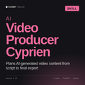 AI Video Producer, Cyprien AI skill by KissMySkills, cover
