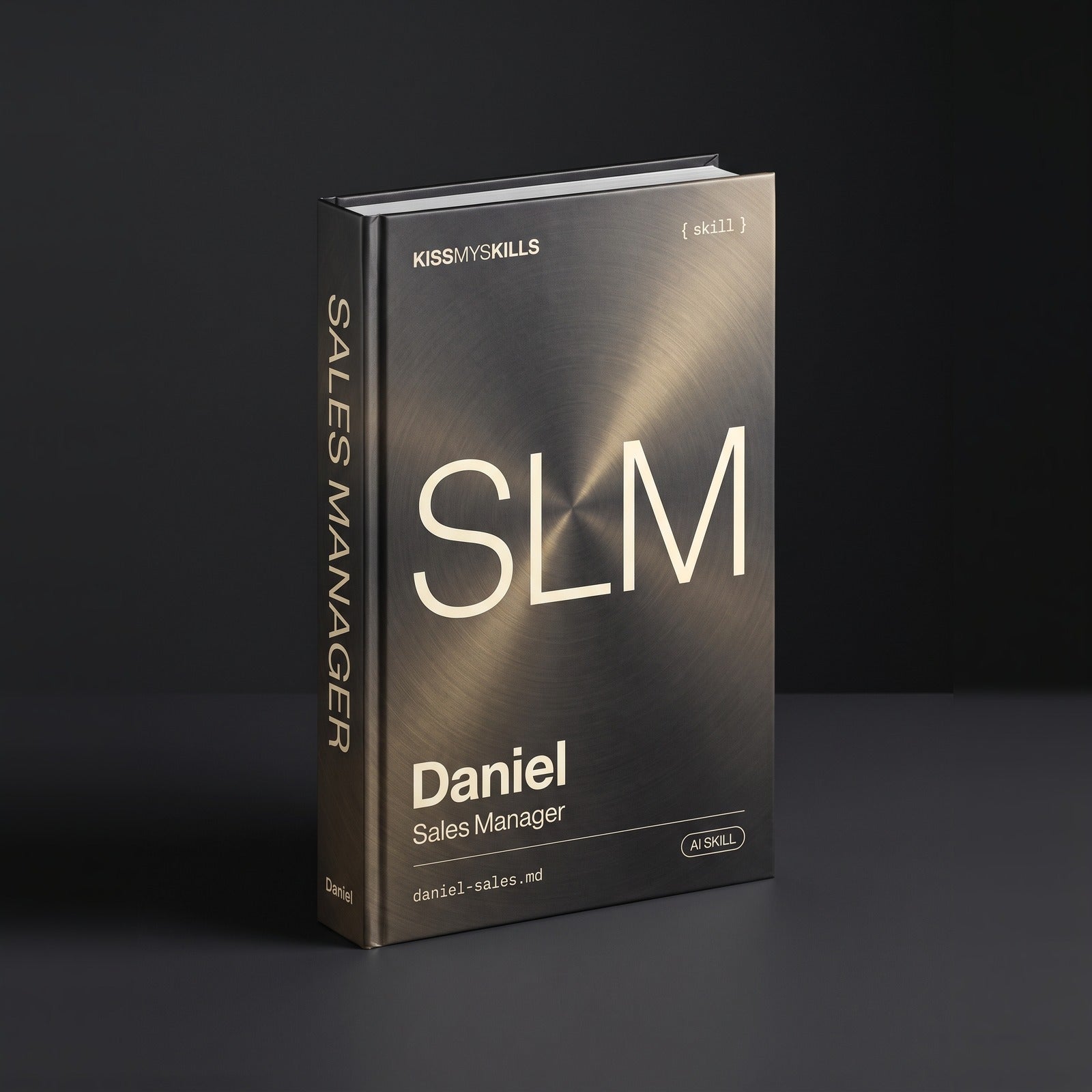 Sales Manager Claude skill by KissMySkills, hardcover volume cover