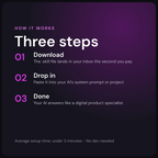 Three steps