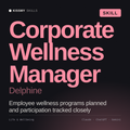 Corporate Wellness Manager, Delphine AI skill by KissMySkills, cover