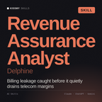 Revenue Assurance Analyst, Delphine AI skill by KissMySkills, cover