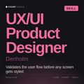 UX/UI Product Designer, Denholm AI skill by KissMySkills, cover