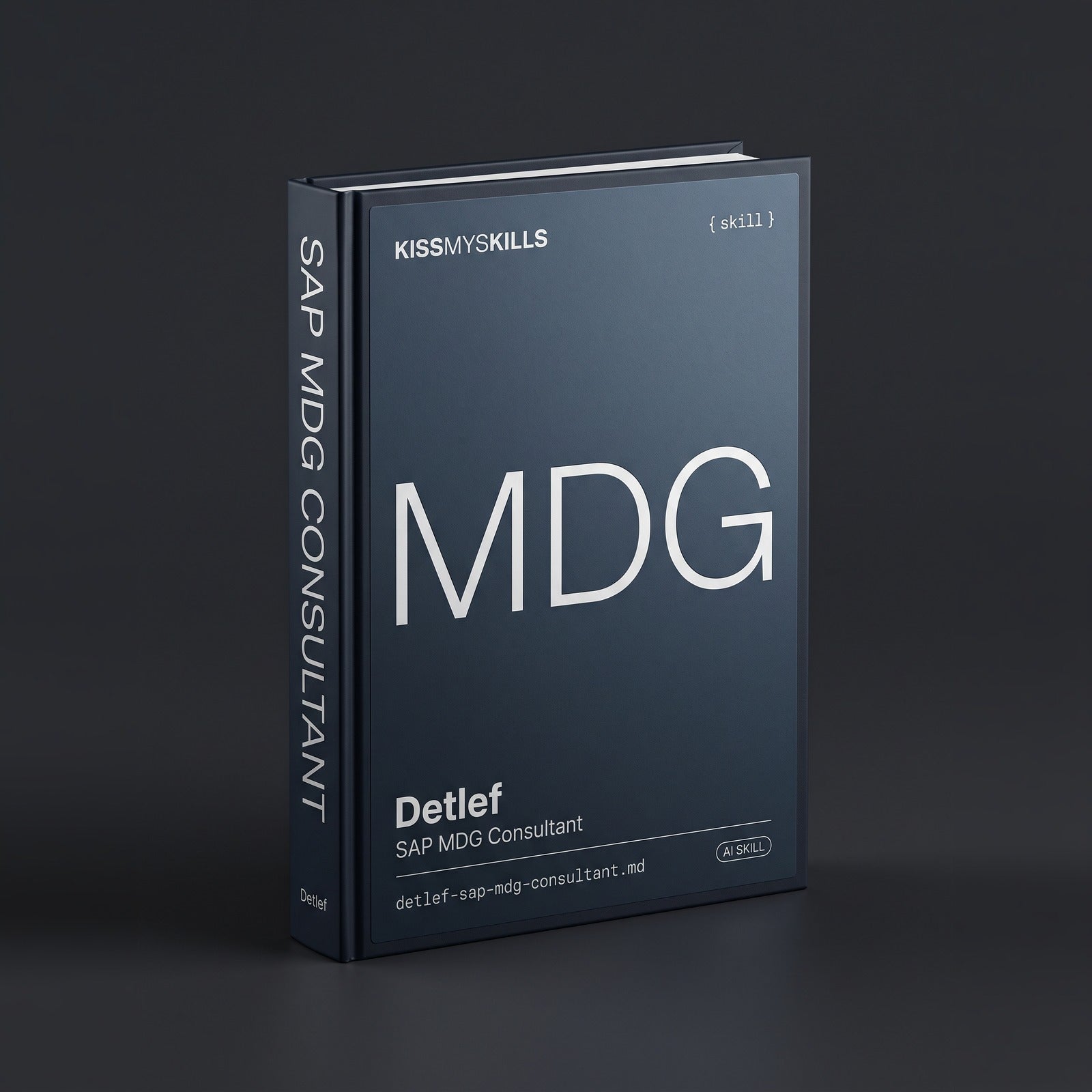 SAP MDG Consultant Claude skill by KissMySkills, hardcover volume cover