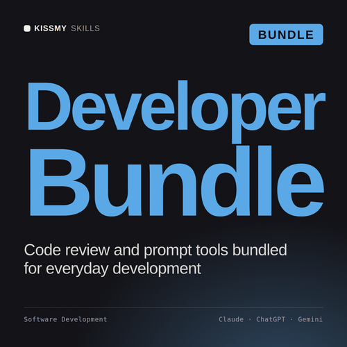 Developer Bundle AI bundle by KissMySkills, cover