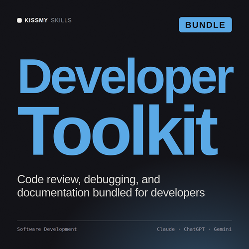 Developer Toolkit AI bundle by KissMySkills, cover