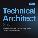 Technical Architect, Dimitri AI skill by KissMySkills, cover