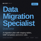 Data Migration Specialist, Dobromir AI skill by KissMySkills, cover