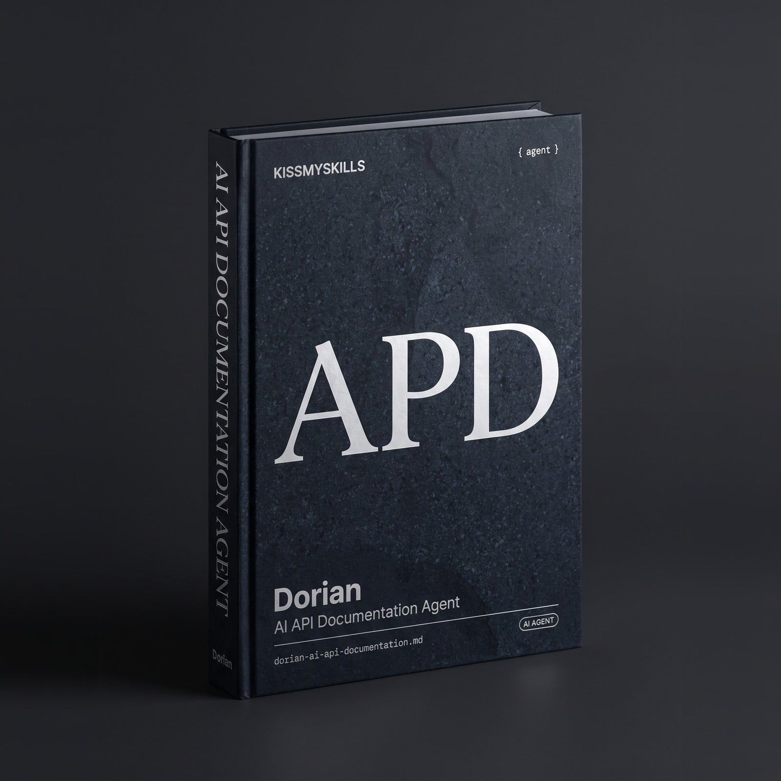 API Documentation Claude agent by KissMySkills, hardcover volume cover