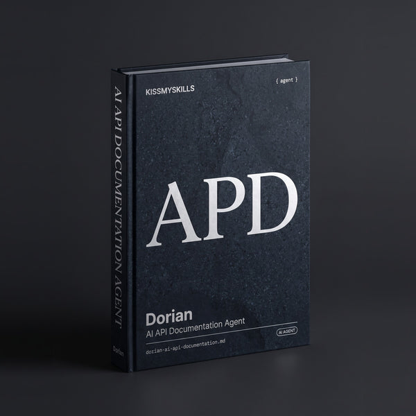 API Documentation Claude agent by KissMySkills, hardcover volume cover