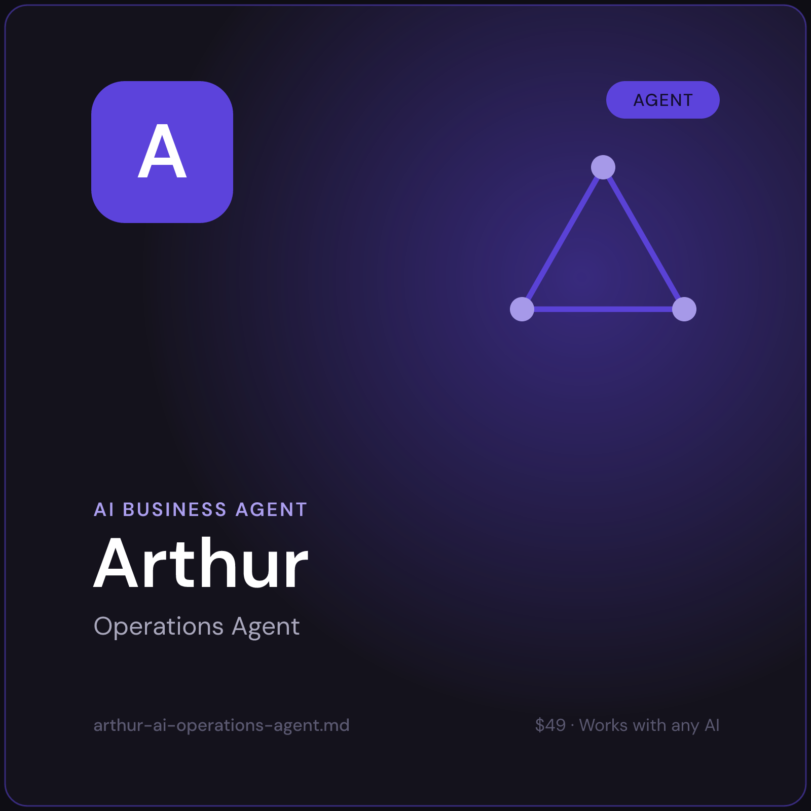 Arthur — AI Operations Agent cover
