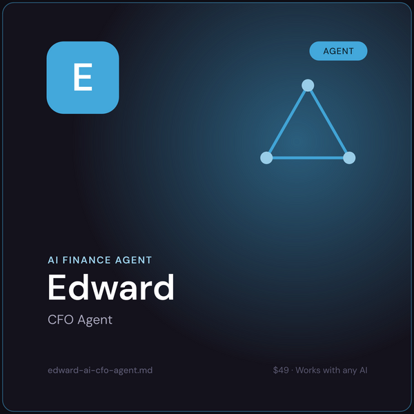 Edward — AI CFO Agent cover