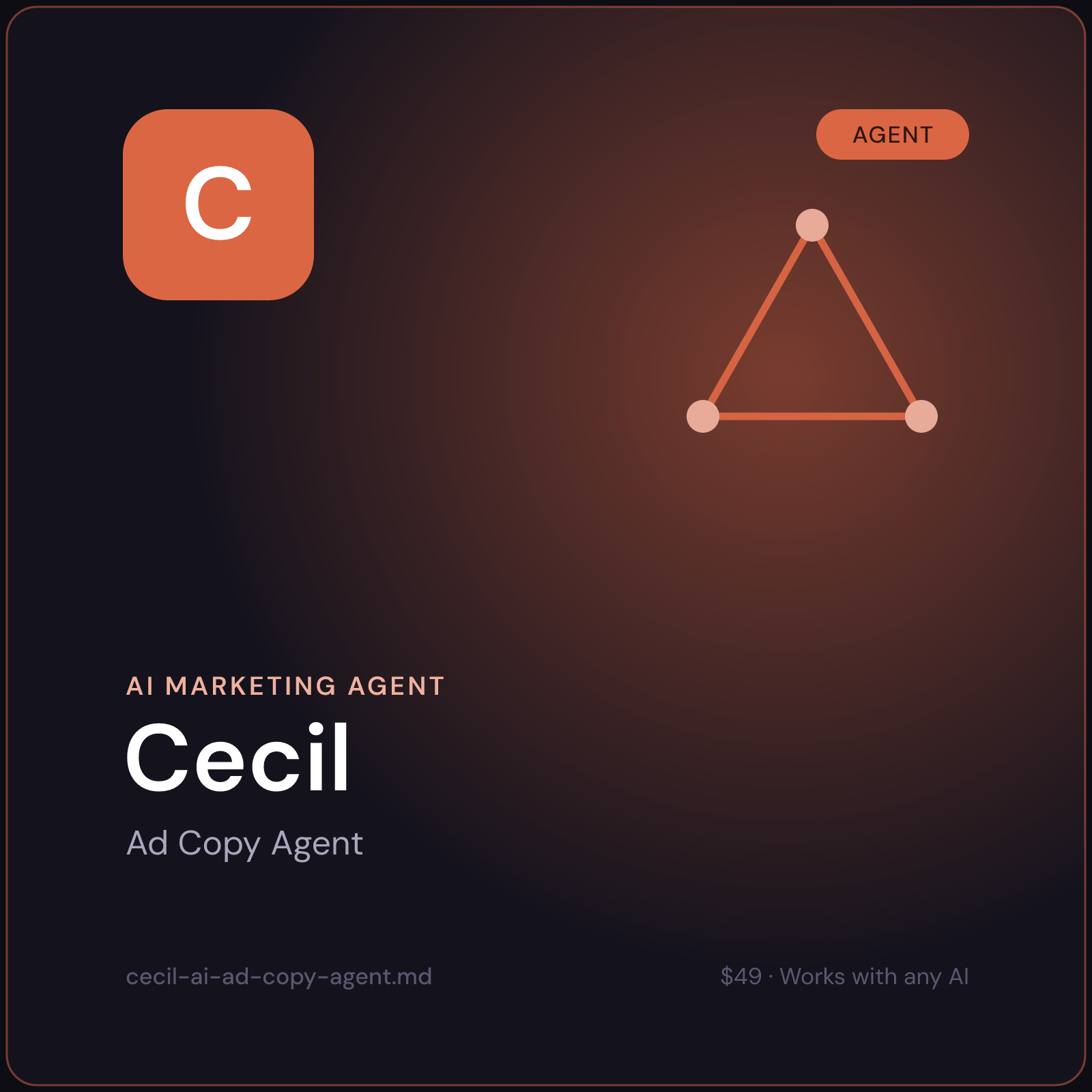 Cecil — AI Ad Copy Agent cover
