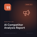 AI Competitor Analysis Report prompt cover