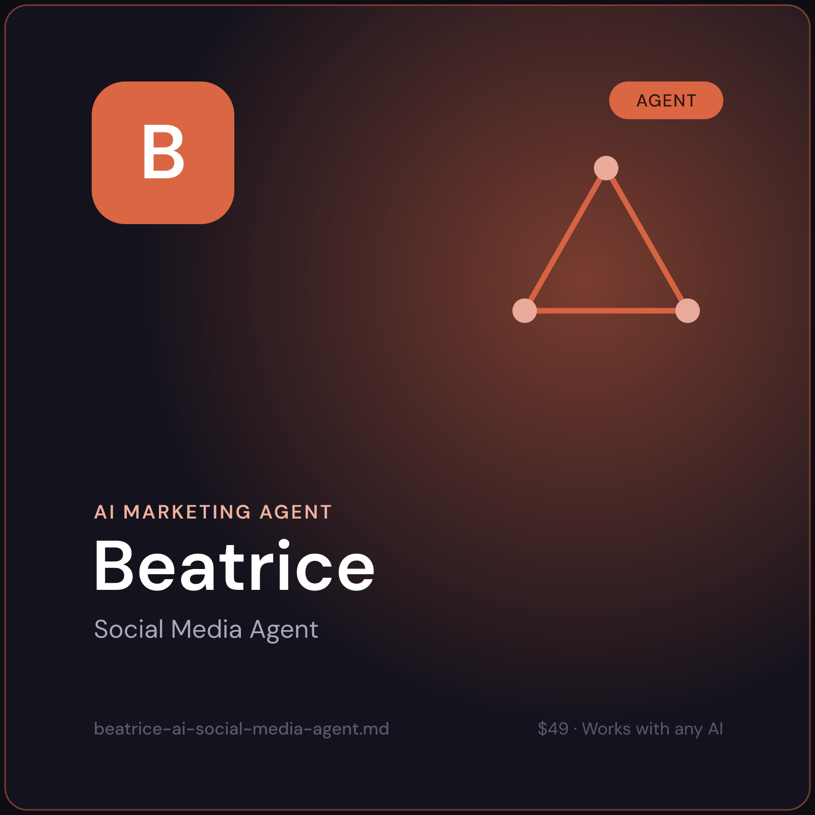 Beatrice — AI Social Media Agent cover