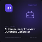 AI Competency Interview Questions Generator prompt cover