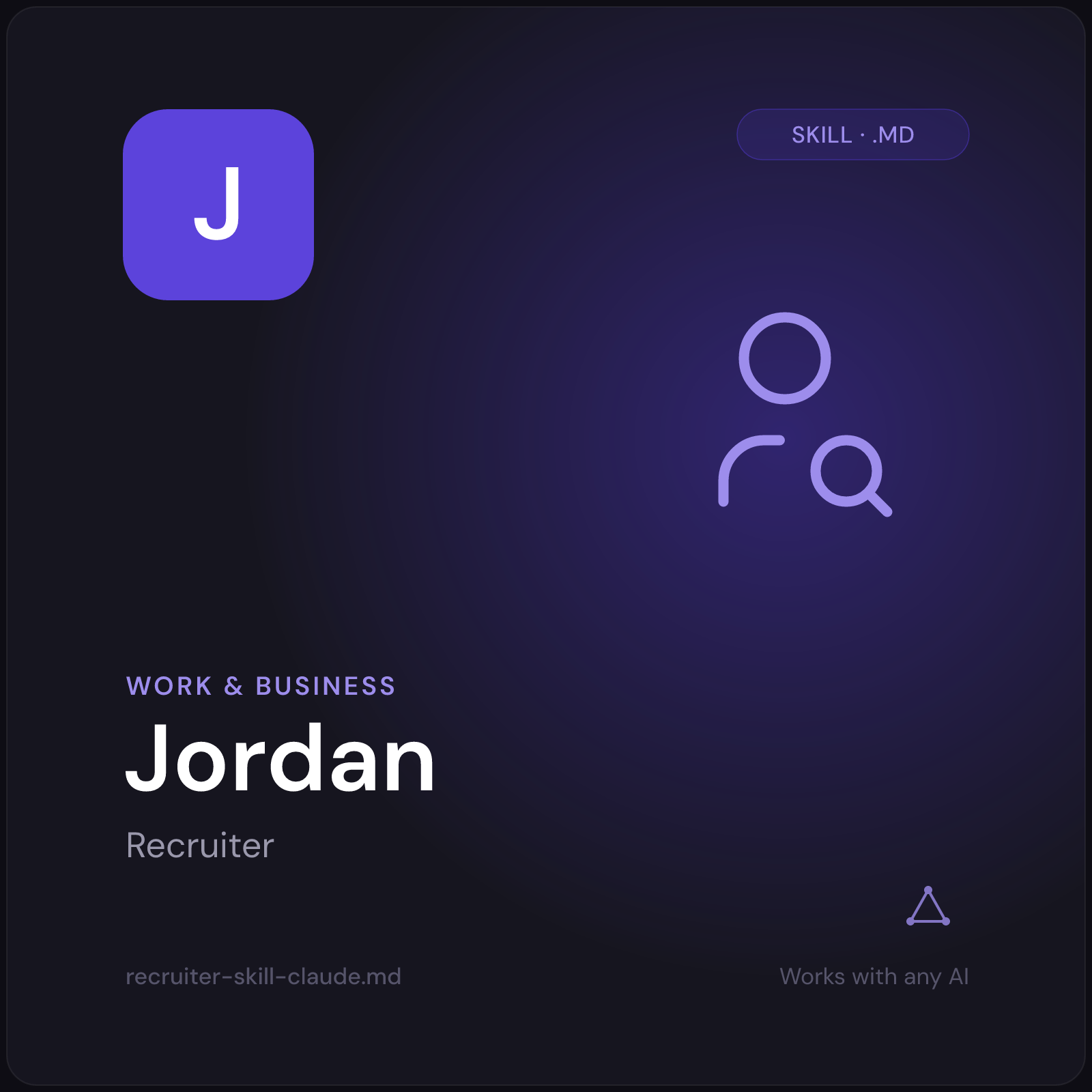 Jordan — Recruiter AI Skill cover